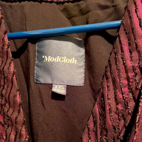 ModCloth Your Time to Shine Long Sleeve Dress XXS - Picture 3 of 3